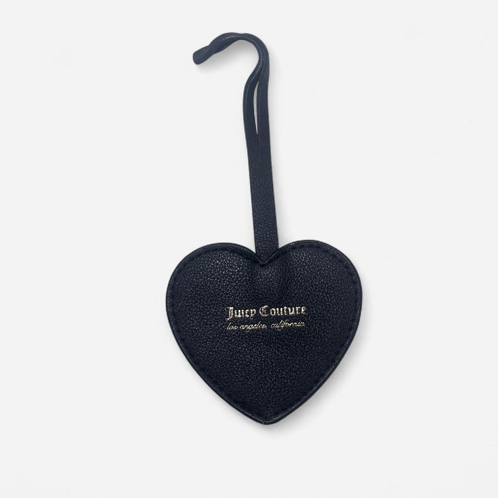 Juicy Couture Black Heart Bag Charm